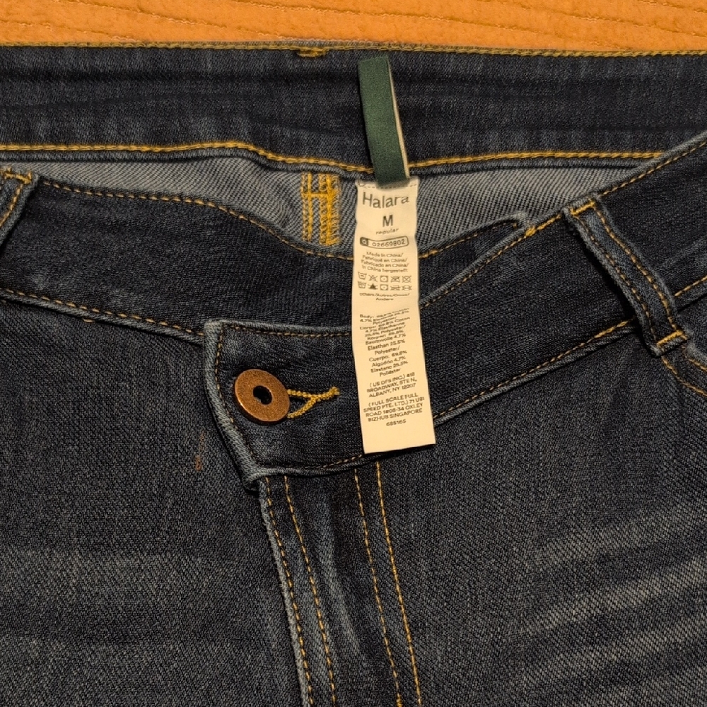 HALARA Women's Dark Denim Jeans